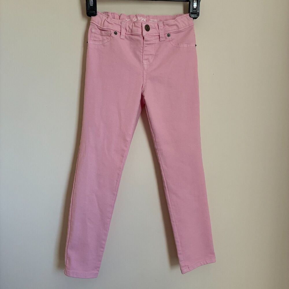 Cat & Jack Girls' Super Skinny Jeans — Pastel Pink Girls Size 6